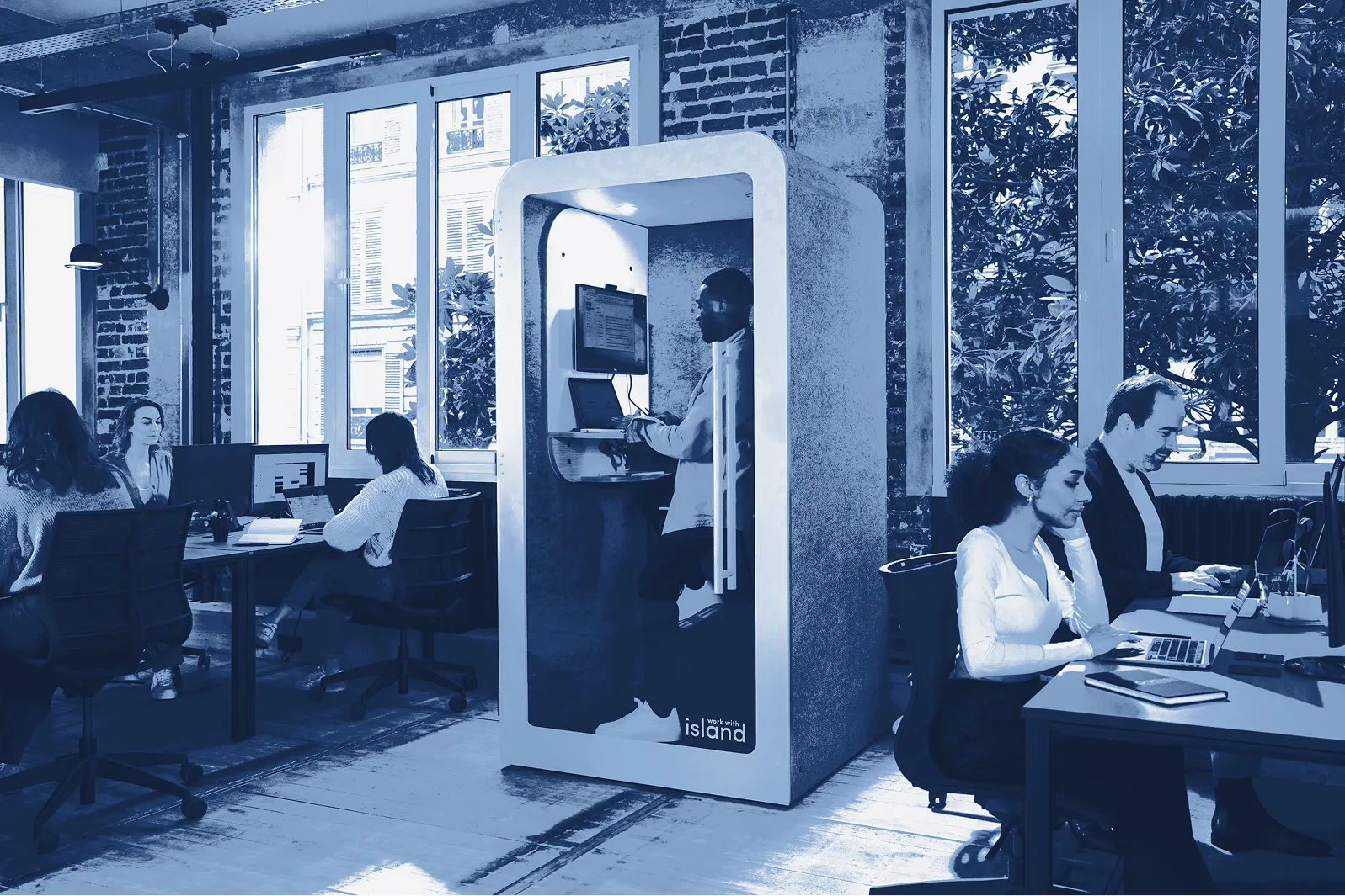 Coworking Nancy — cabine et espaces partagés